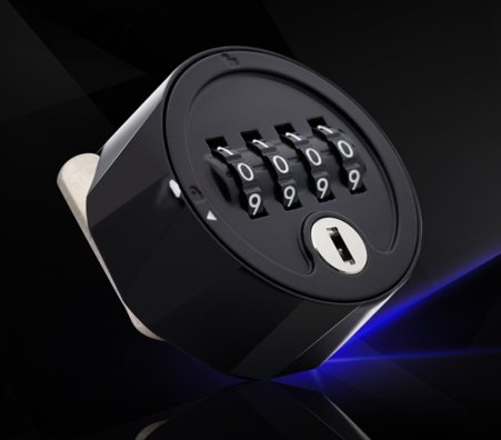 four-digit combination lock