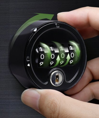 four-digit combination lock